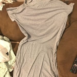 Long gray dress